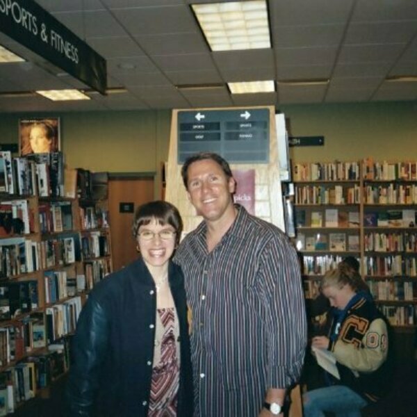 Laura With Author Nicholas Sparks